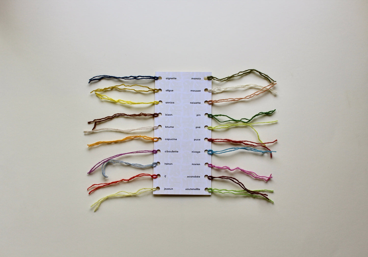 Cèdre Sample Card